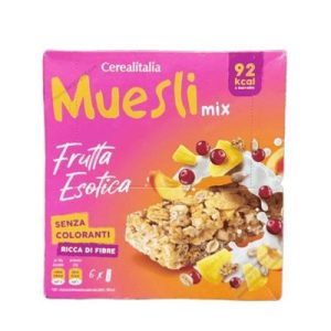 cerealitalia muesli mix frutta escotica bar 6 x 25g