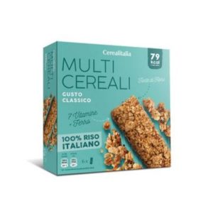 cerealitalia multicereal bar classic 100% italian rice 126 g