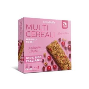 cerealitalia multicereal bar fruit 00% italian rice 126 g