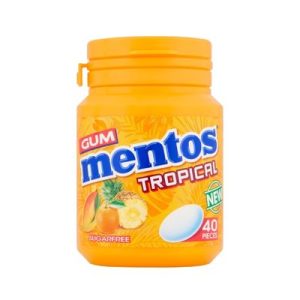 mentos gum white tropical 56gm