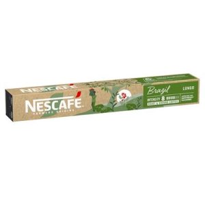 nescafe farmers origins brazil lungo coffee pods